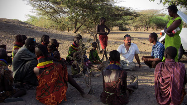 Near the Turkana village of Kapua in northern Kenya.